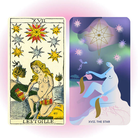 The Star Tarot illustration creative process