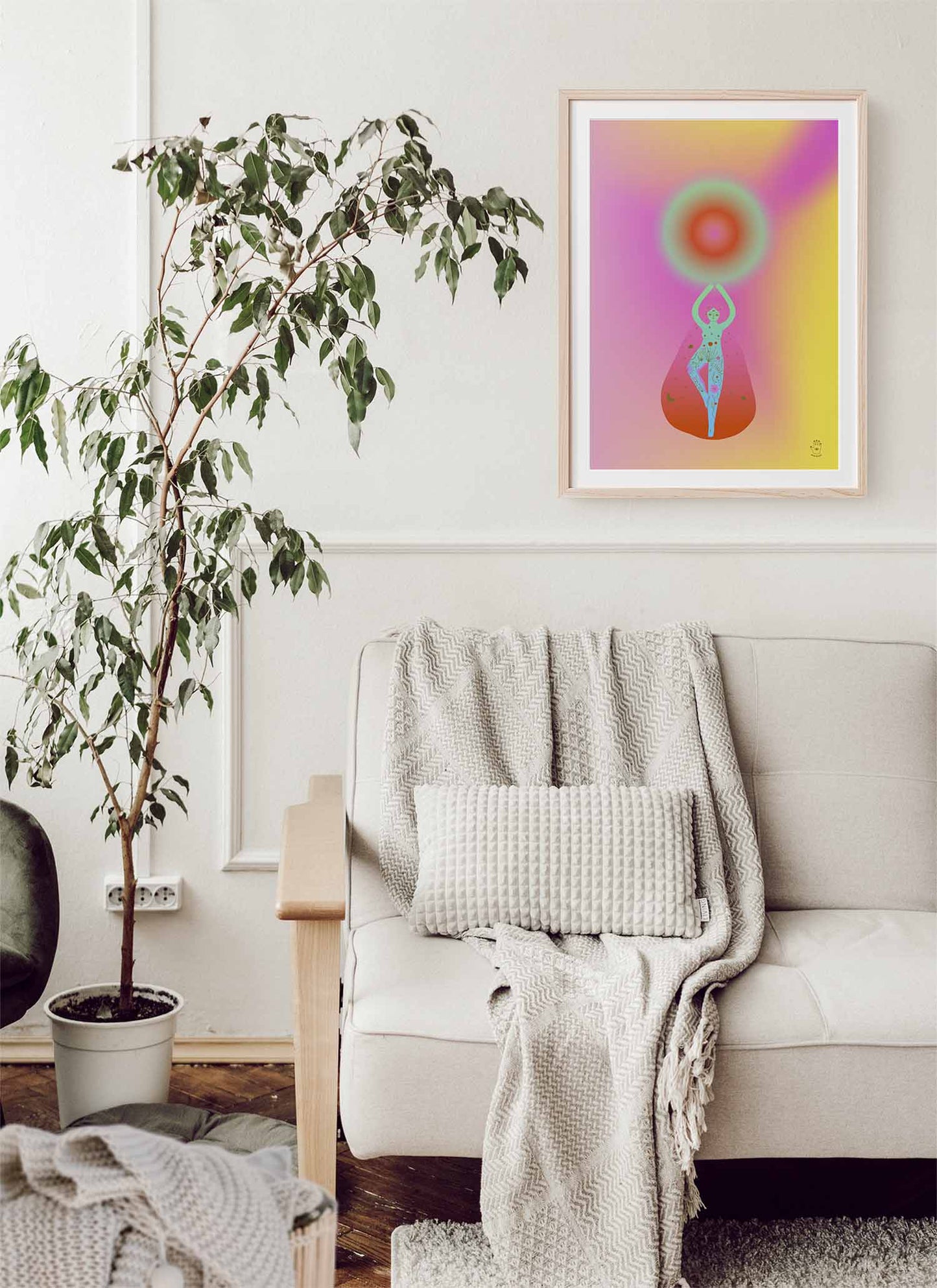 Colourful Intuition Power Art Print, Wall Art Print, Poster, Illustration