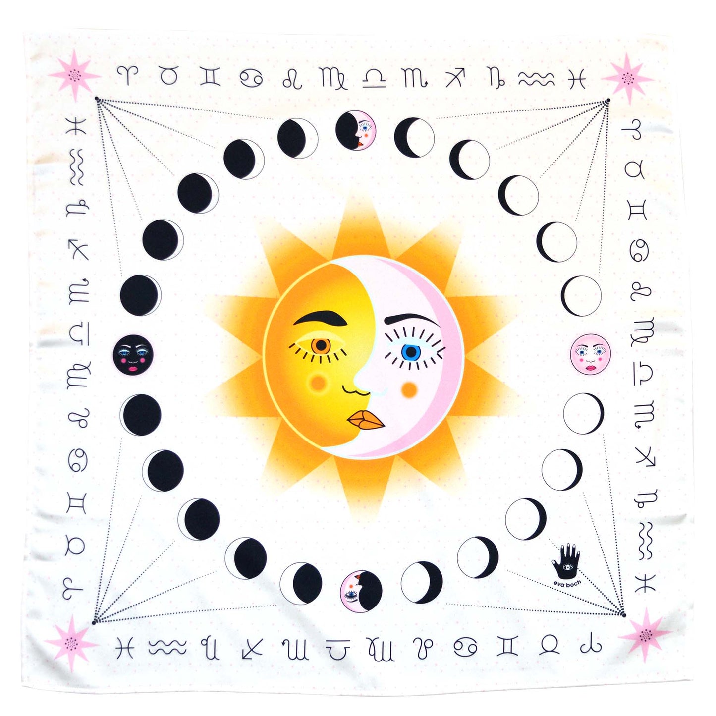 Eclipse Altar Tarot Reading Cloth