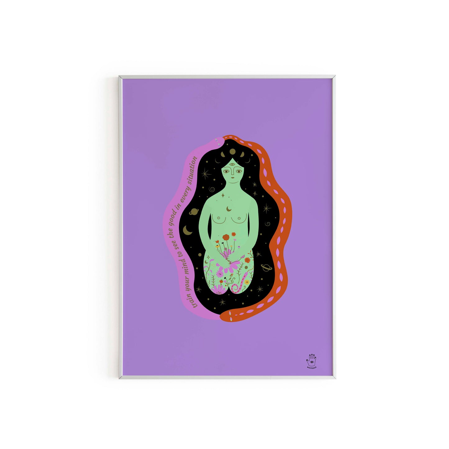 Goddess Art Print, Wall Art Print, Poster, Illustration