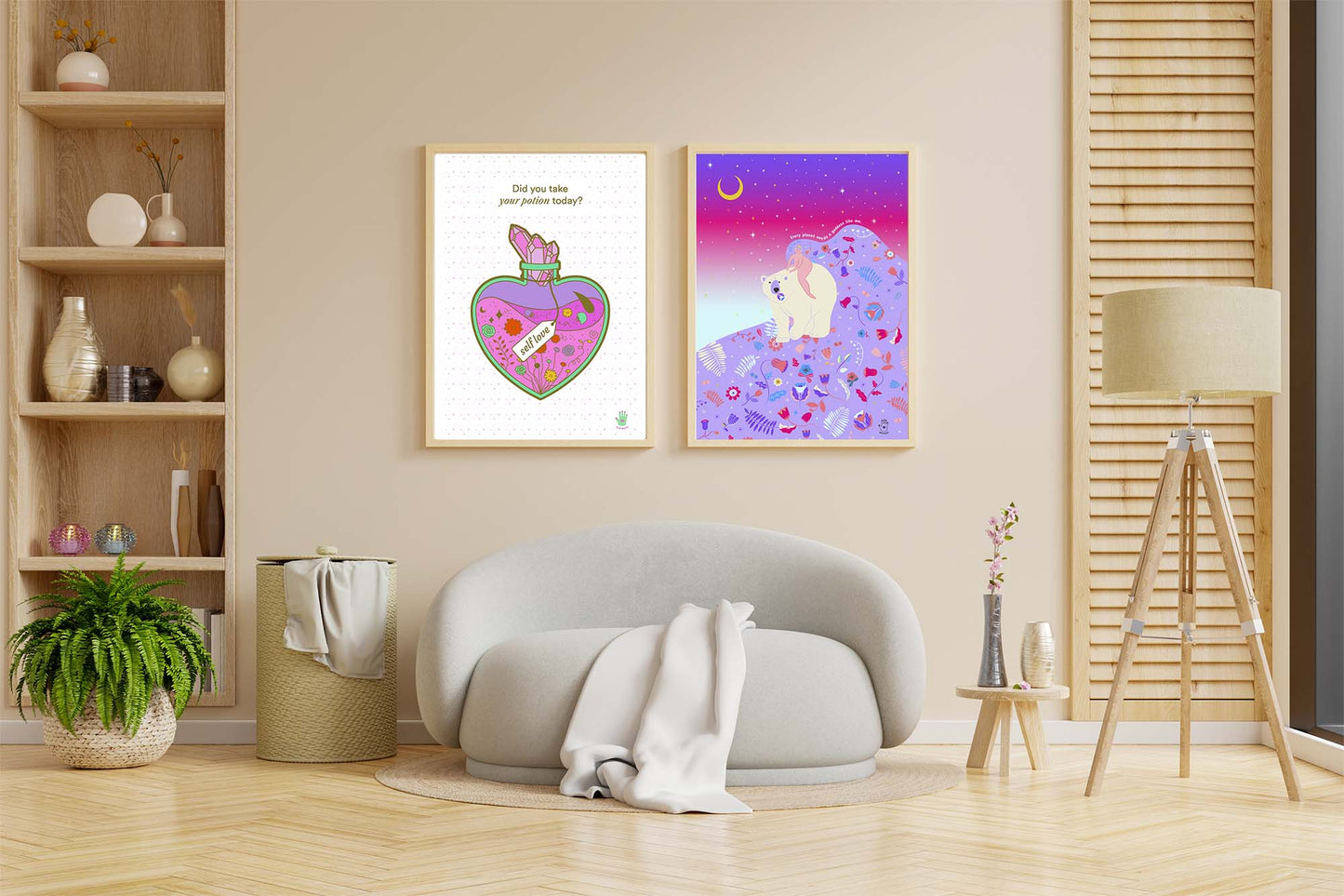 My Self Love Potion Art Print, Wall Art Print, Poster, Illustration