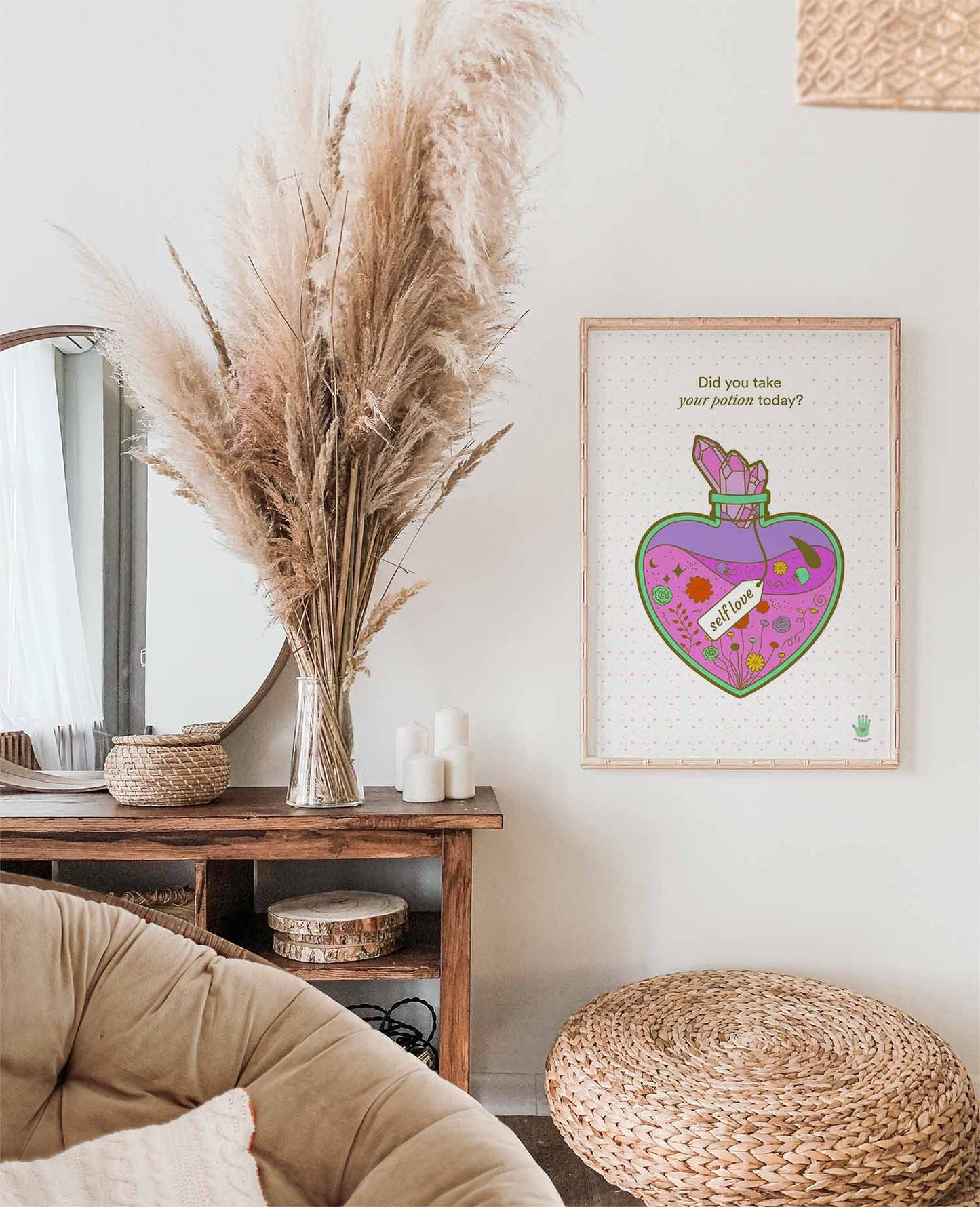 My Self Love Potion Art Print, Wall Art Print, Poster, Illustration