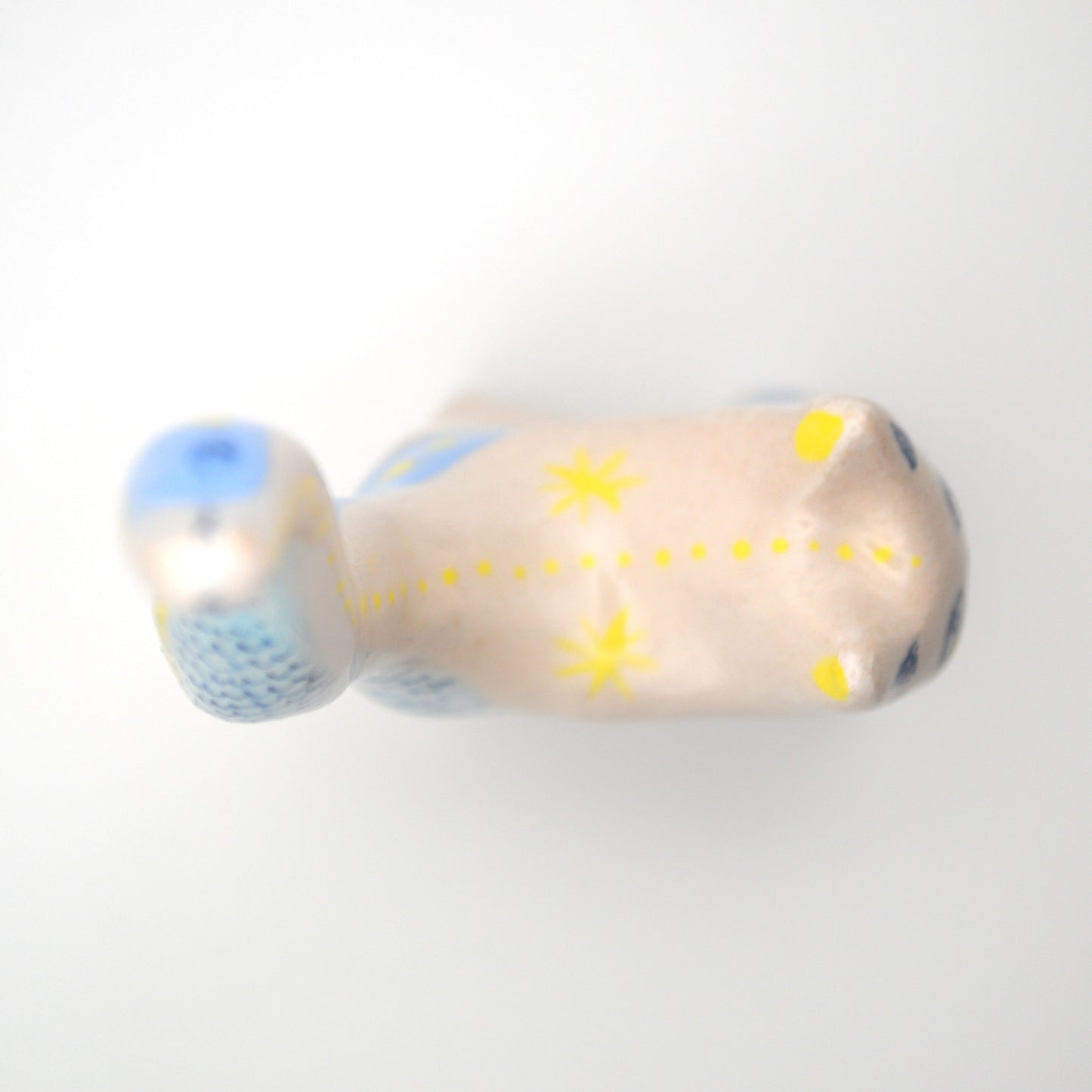 Aura Cat Ring Holder, Ceramic Cat Figurine