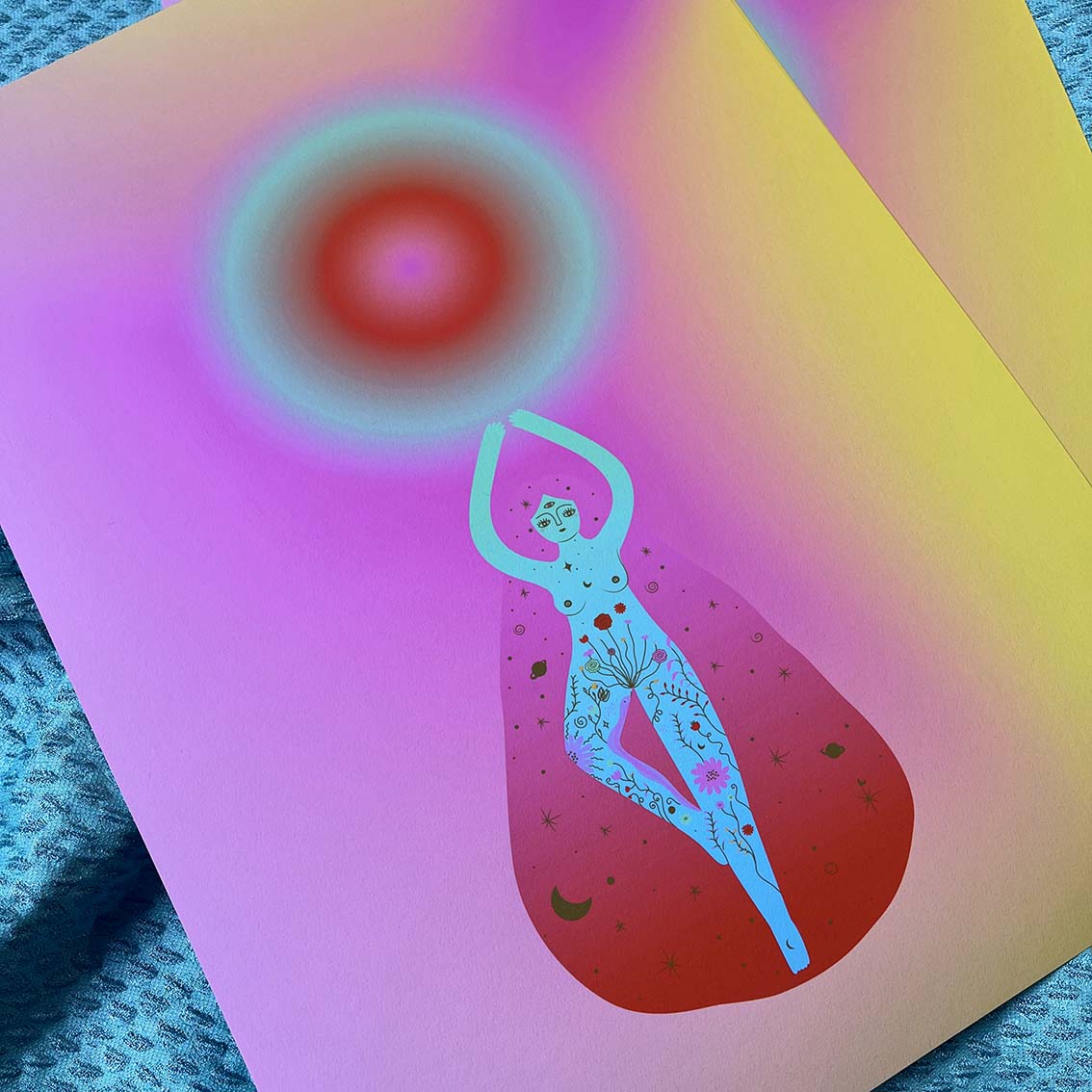 Colourful Intuition Power Art Print, Wall Art Print, Poster, Illustration