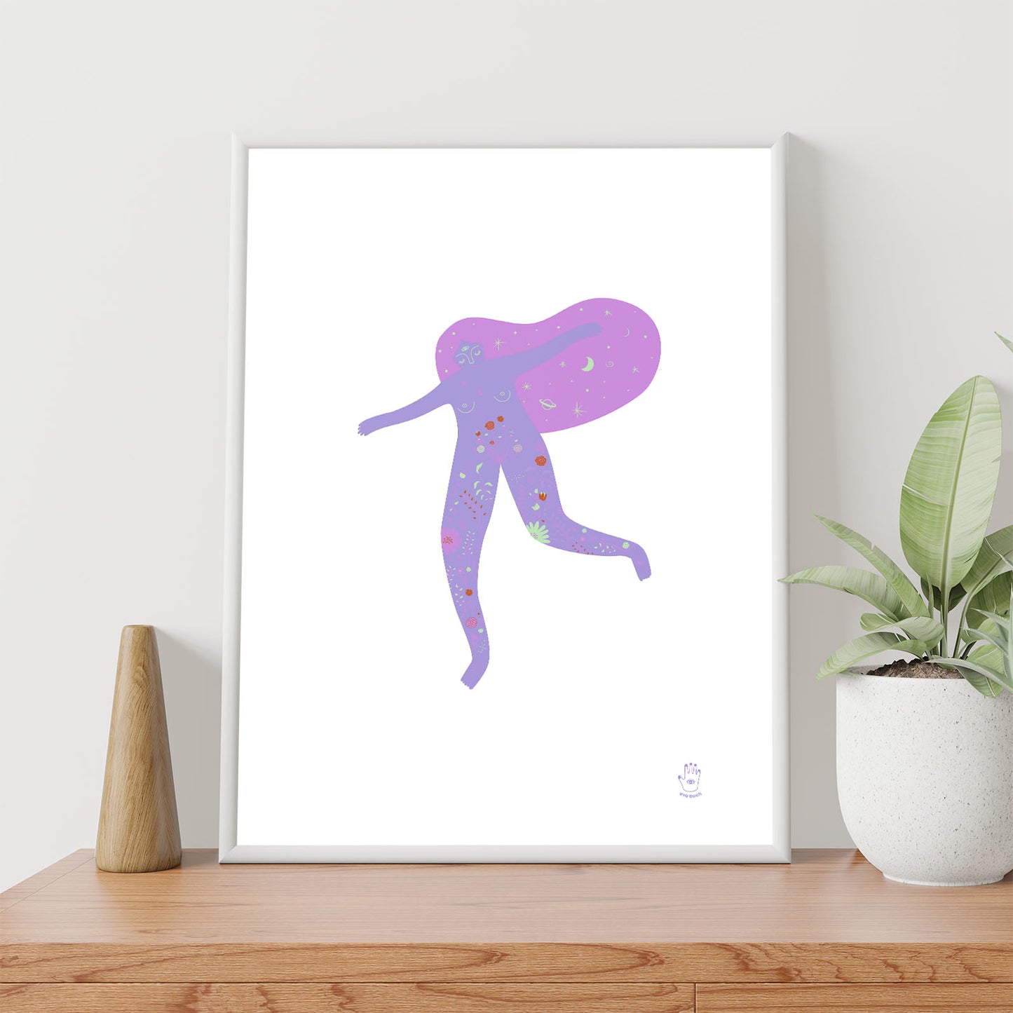 Girl Art Print, Wall Art Print, Poster, Illustration