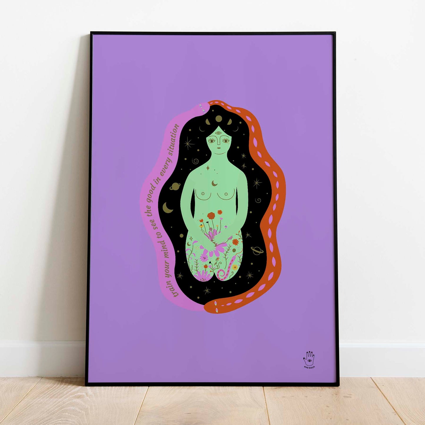 Goddess Art Print, Wall Art Print, Poster, Illustration