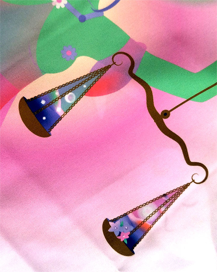 Justice Altar Tarot Reading Cloth