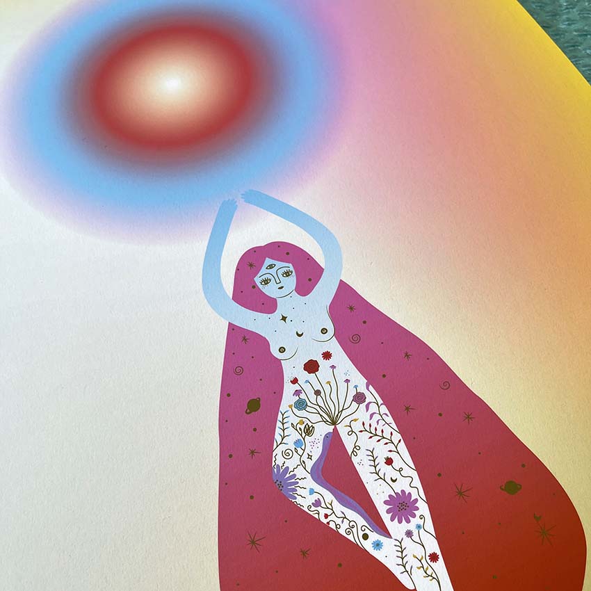 Intuition Power Art Print, Wall Art Print, Poster, Illustration