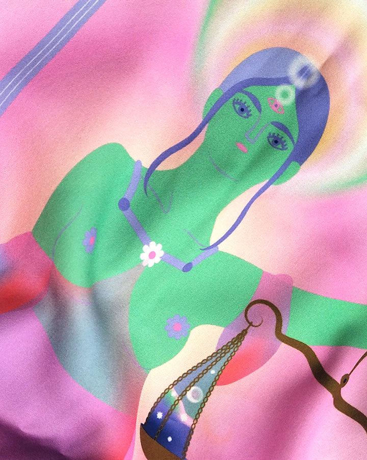 Justice Altar Tarot Reading Cloth