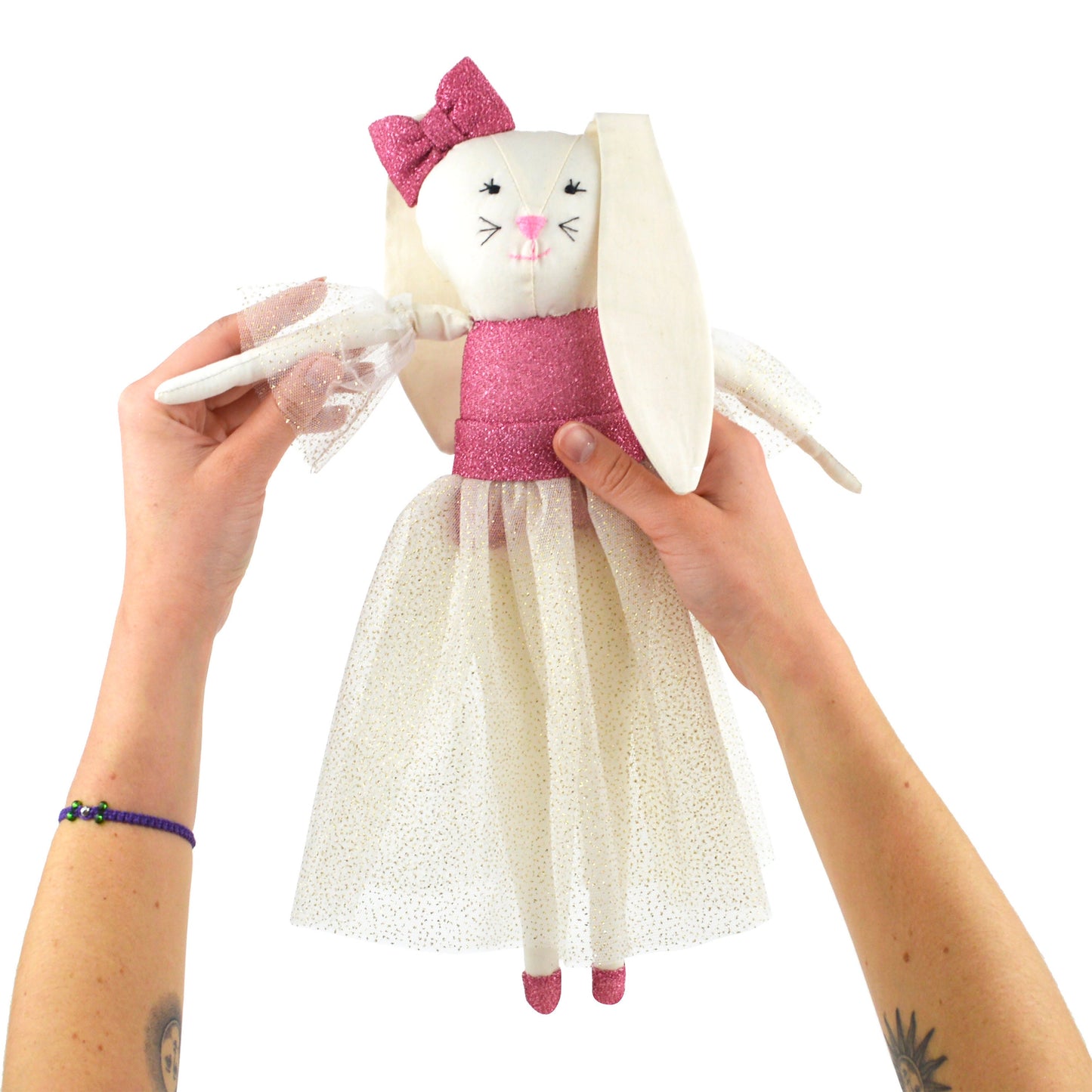 Plush Doll for Kids, Handmade, Bunny Doll, Kid's Decoration, Kid's room, Textile Toy, Serena