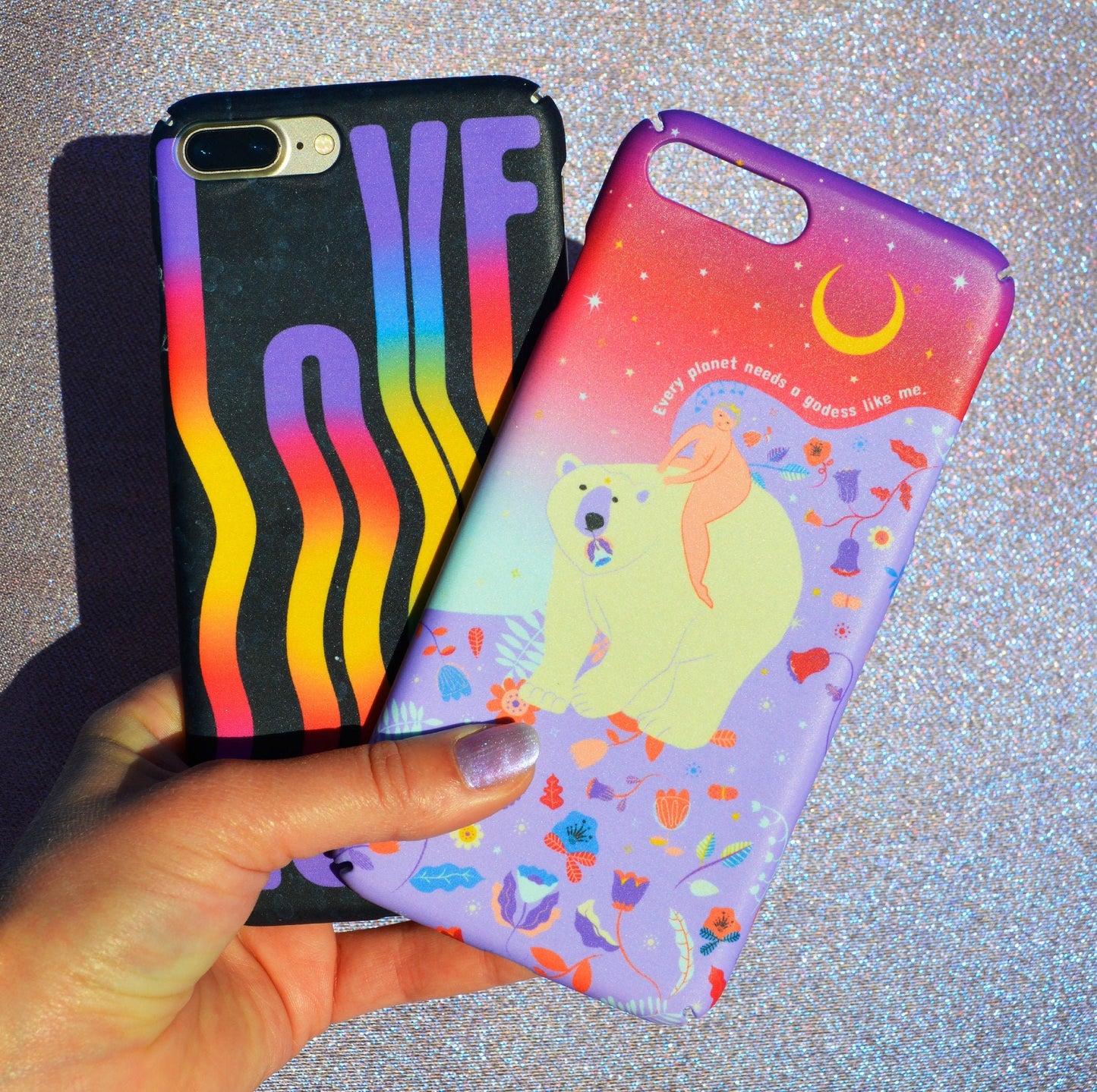 100% Printed Recycled Eco Friendly iPhone Case, Goddess