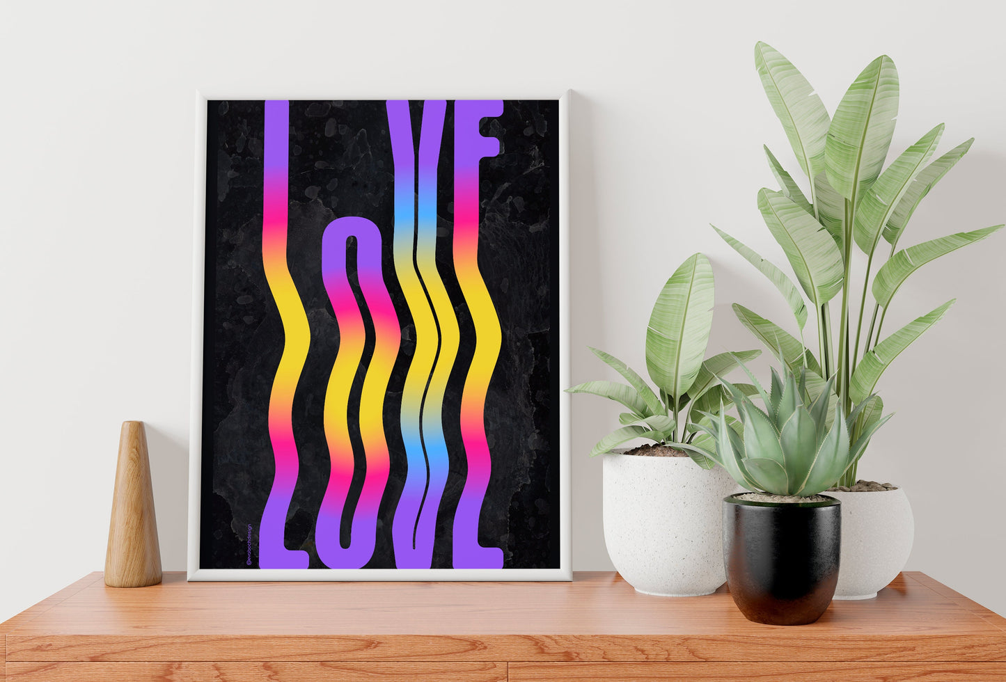 Love Art Print, Wall Art Print, Poster, Illustration