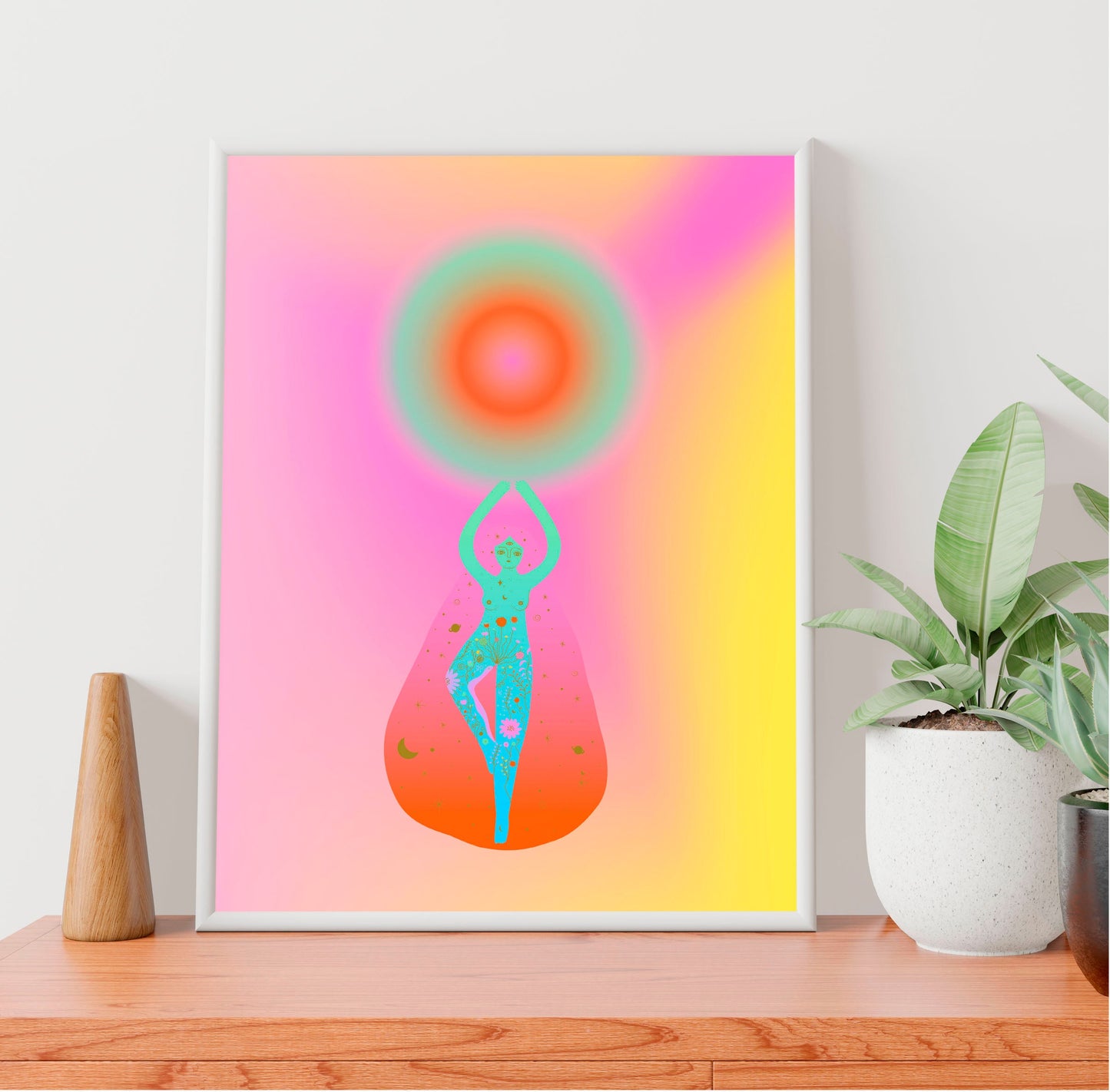 Colourful Intuition Power Art Print, Wall Art Print, Poster, Illustration