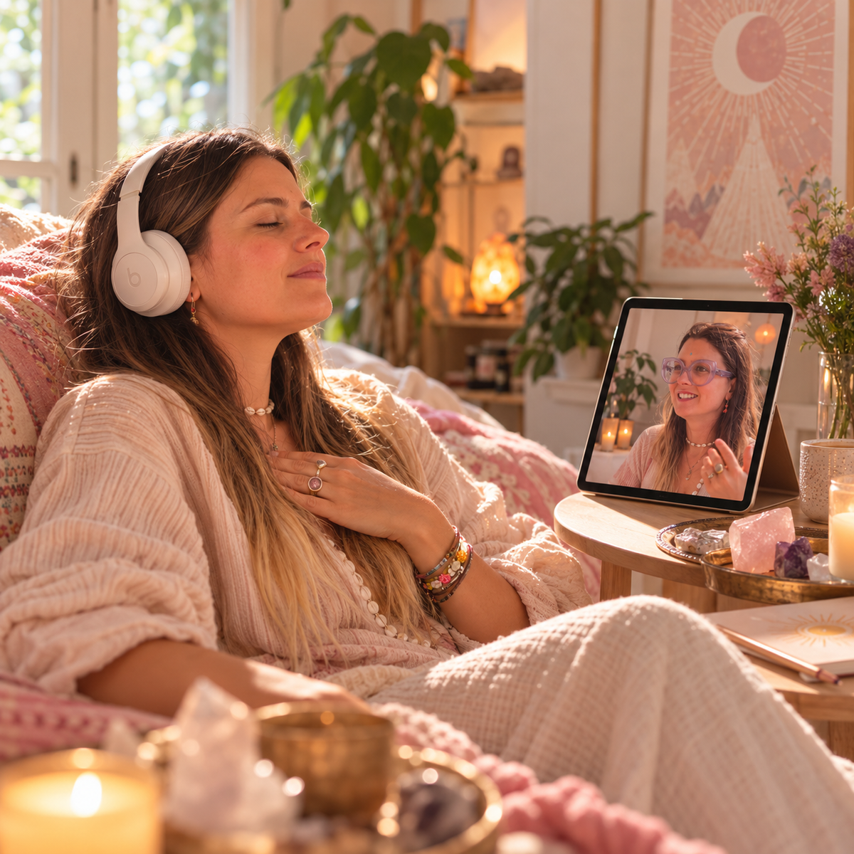 Online Spirit Guide Connection guided meditation with Eva Boch