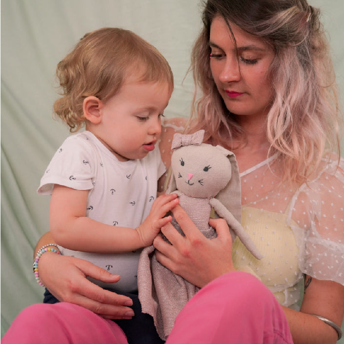 Plush Doll for Kids, Handmade, Bunny Doll, Kid's Decoration, Kid's room, Textile Toy, Bunny